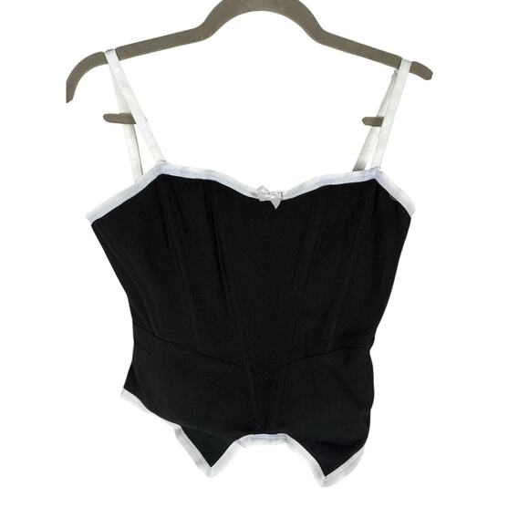 Miaou Tina Corset Top Party Statement Coquette Cottagecore Casual Festival Small - Picture 3 of 11